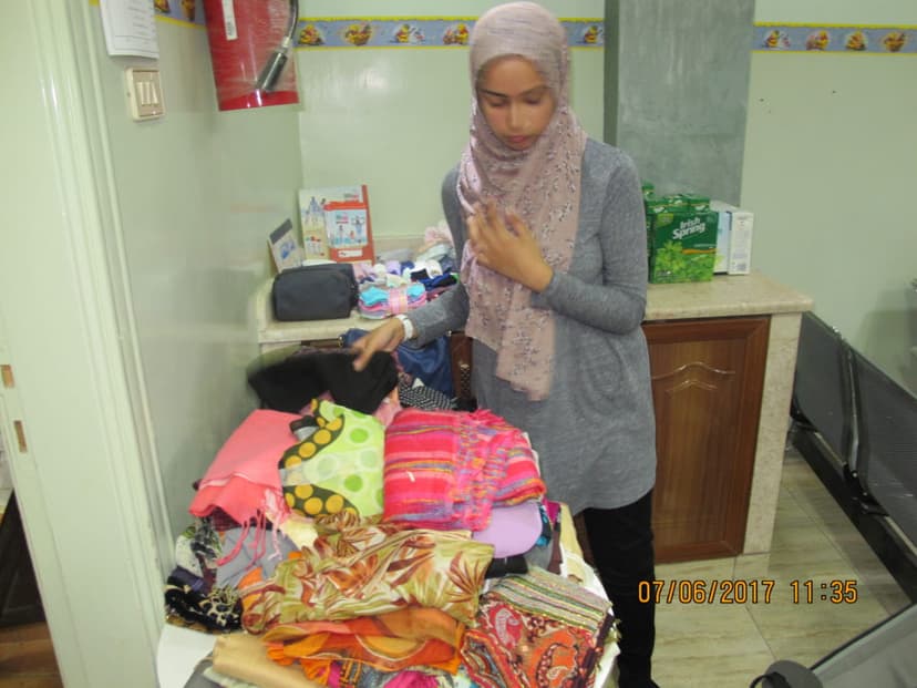 Jordan mission - Getting ready to distribute